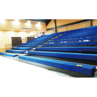 Gradins télescopiques de gymnastique de stade intérieur Tribune Tribune avec sièges Tribunes rétractables pour événement sportif