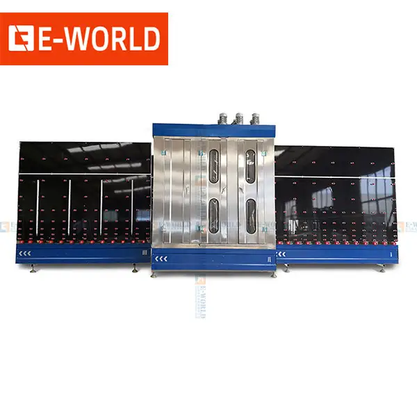 Vertical Glass Washing Cleaning Machine For Float Glass