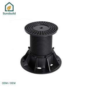 Soportes para Postes de Terraza Sunbuild, Precio de Mayoreo, Más Vendidos, Altura Ajustable, Soportes para Pedestales Flotantes para Exteriores - Product Image 3