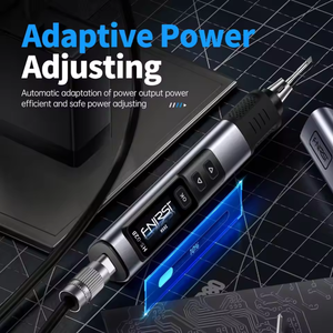 FNIRSI HS-02A 100W Tragbares Kabelgebundenes Lötkolben-Set, 3 Sekunden Schnellaufheizung, 212-842 Grad Fahrenheit Voreingestellte 3 Temperaturgruppen - Product Image 3