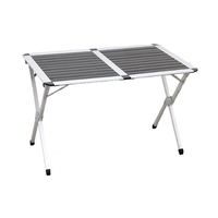 Al aire libre camping stool maletín plegable mesa de picnic plegable con logotipo aceptar MOQ bajo