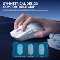 Souris de jeu légère rechargeable avec base de charge, capteur optique haute résolution, clic silencieux, pour PC, ordinateur portable, bureau, durable