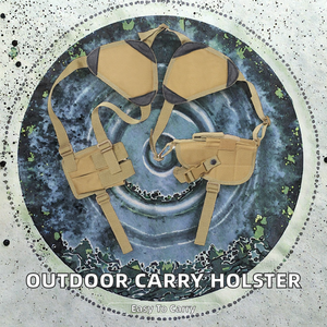 बाहरी छुपा ले कंधे होल्स्टर समायोज्य अंडरआर्म होल्स्टर पोर्टेबल छोटे नायलॉन पाउच शिकार शिविर यात्रा बैग - Product Image 2