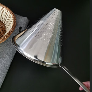 304 filtro conico in acciaio inox con manico in metallo scarico olio a rete imbuto - Product Image 2