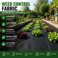 Toile de paillage noire en PP tissé 100 g/m² stabilisée aux UV, perméable, pour jardin, ferme et aménagement paysager