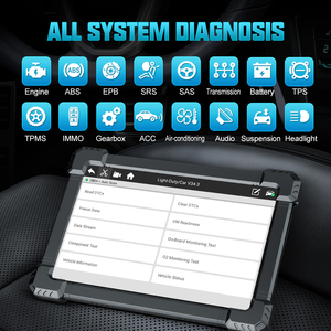 Ancel-herramientas de diagnóstico de coche X7, escáner automotriz OBD2, todos los sistemas de aceite EPB TPMS, servicio de reinicio <span class=keywords><strong>OBD</strong></span> 2 EOBD, herramientas de diagnóstico automático - Product Image 4