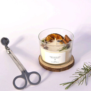 Núcleo de algodón orgánico Velas de cera de soja Forma de pilar para vacaciones Navidad Ramad de Navidad - Product Image 6