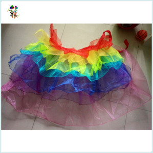 Jupes <span class=keywords><strong>tutu</strong></span> hawaïennes <span class=keywords><strong>pas</strong></span> chères pour femmes adultes, déguisement de fête, couleurs arc-en-ciel, HPC-3185 - Product Image 4