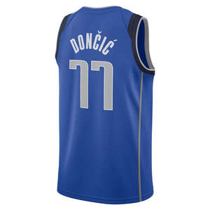 Haute qualité <span class=keywords><strong>Dallas</strong></span> # Maillot de basket-ball Luka <span class=keywords><strong>Doncic</strong></span> 77 - Vêtements de sport brodés pour hommes, vêtements d'équipe Mavericks - Product Image 2