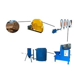 Sawdust Bbq Rod Making Machines Coconut Charcoal Coal Charcoal Briquettes Making Production Line