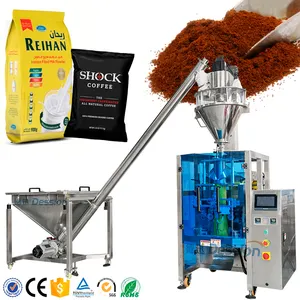 Çok işlevli otomatik 1KG toz kılıfı dolum paketleme makinesi kahve süt tozu kakao proteini toz torbası paketleme makinesi