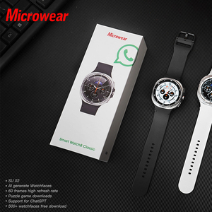 Reloj Inteligente EDS Microwear SU02 con 1GB de Memoria, ChatGPT, WhatsApp, Bisel Giratorio, Pantalla AMOLED de 1.32'', Batería de 400mAh, Resistente al Agua IP68 - Product Image 3