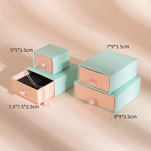 Paper <b>Gift</b> Packaging <b>Box</b>, Custom Multi Color <b>Box</b> Drawer Packaging Ring <b>Earring</b> Jewellery Set Girls Jewelry <b>Box</b>/ - Product Image 5