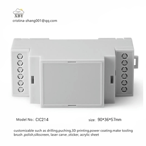 Cajas de riel <span class=keywords><strong>Din</strong></span> de plástico de caja pequeña eléctrica <span class=keywords><strong>para</strong></span> exteriores de alta calidad 90*36*57mm CIC214 - Product Image 5