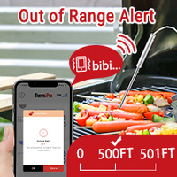 Haute qualité numérique double sondes capteur Bluetooth gril alimentaire thermomètre outils BBQ thermomètre