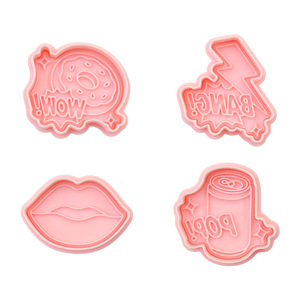 <span class=keywords><strong>Emporte</strong></span>-pièce Série Artistique Éclair 3D, Moule à Embossage en Argile DIY pour Donuts - Product Image 4