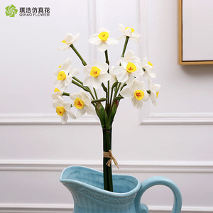 Flor de Narciso Artificial de 50 cm de Altura, Flor de Seda de Simulación, Decoración para el Hogar, Adorno de Interior para Primavera - Product Image 4