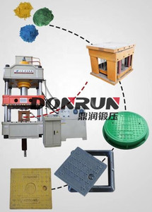 High-Precision Frp Bmc Smc Manhole Cover Making Machine 315 Ton Four-Column Hydraulic Press Machine