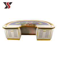 Table de poker Baccarat professionnelle YS Wholesale, design moderne et classique, luxe, bois MDF, casino, divertissement, écologique