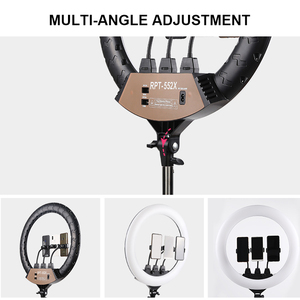 Đèn Vòng Chụp Ảnh Tự Sướng 22Inch Với Giá Đỡ Ba Chân Đèn Chụp Ảnh Đèn Vòng <span class=keywords><strong>Led</strong></span> Lấp Đầy 55Cm Kèm Giá Đỡ Điện Thoại - Product Image 3