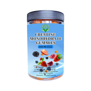120 Gummies, quantité pour 30 jours, Gummies à la créatine avec BCAA et vitamines B, pour la force, la récupération musculaire et l'énergie, supplément de créatine en gummies - Product Image 1