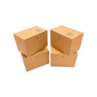 Cajas de Papel Kraft Personalizadas al por Mayor con Asa, Empaque para Panadería, Pasteles, Pan, Pastel de Queso y Postres