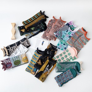 Chaussettes fines tricotées pour femmes, printemps/été, motif dessin animé, tendance, absorbantes, en coton et soie de verre, style streetwear européen et américain <span class=keywords><strong>Hyuna</strong></span> - Product Image 2
