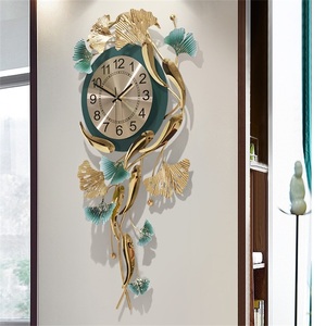 Đồng hồ treo tường thạch anh treo kim loại sang trọng sáng tạo AK Đồng hồ treo tường trang trí thời trang gia đình phòng khách im lặng - Product Image 4