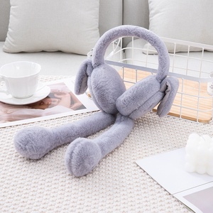 Orejeras de Conejo con Movimiento Viral, Lindas Orejeras de Peluche para Niños, Calentadores de Orejas Resistentes al Viento para Niños y Niñas para Actividades al Aire Libre en Invierno - Product Image 5