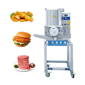 HUAGANG machinery small automatic burger chicken nuggets production line chicken nuggets making machine