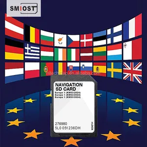 स्कोडा ऑक्टेविया यति रैपिड ए1 यूरोप के लिए एसएमआईओएसटी जीपीएस समुद्री नेविगेशन सॉफ्टवेयर मैप नेविगेट 32 जीबी कार्ड एसडी सीआईडी