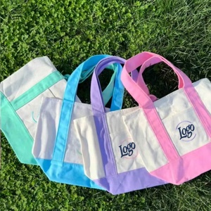 Bolsa de Compras de Lona Ecológica Personalizada con Logotipo OEM/ODM, Marca de Moda Trader Joe's, Bolso de Mano, Mochila Infantil - Product Image 1