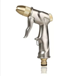 Pistolet d'arrosage multifonctionnel en laiton et zinc, réglable, à pulvérisation variable et capacité de 5 gallons, très populaire - Product Image 1