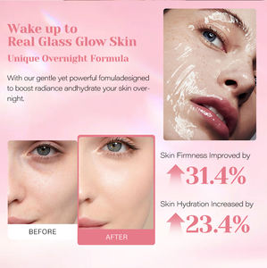 <span class=keywords><strong>Masque</strong></span> de nuit au collagène PDRN de saumon, <span class=keywords><strong>masque</strong></span> enveloppant pour dormir, anti-âge, raffermissant, hydratant, usine de soins de la peau OEM - Product Image 4