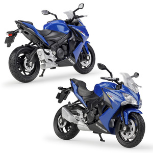 BobbieGoods 1:18 WELLY Modelo de Motocicleta de Aleación Suzuki GSX-S1000F Escala 1:18 2017, Material Plástico, Juguete de Exhibición y Regalo - Product Image 6
