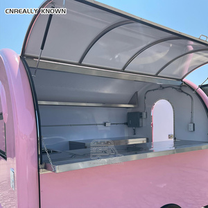 Remolque pequeño OEM, cocina móvil en venta, carrito de pizza, café, helados, camión de comida - Product Image 5