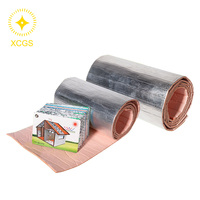 Rouleau de barrière vapeur en mousse XPE épaissie, résistant à la chaleur et à l'humidité, avec feuille d'aluminium