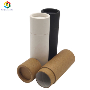 0,5 oz marrón de cartón de embalaje arriba <span class=keywords><strong>tubos</strong></span> de papel desodorante <span class=keywords><strong>kraft</strong></span> marrón de bálsamo de labio de tubo de papel - Product Image 3