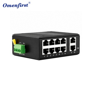 מתג PoE תעשייתי 8 יציאות 10/100Mbps עם 2 חיבורי Uplink מהירים, מתח DC 12V-54V, מארז מתכת להתקנה על פס דין, יצרן - Product Image 4