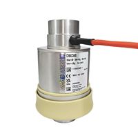 Sensor de Pesaje por Compresión de Columna HBM C16AC3 40T, Célula de Carga de Alta Precisión con Extensómetro, IP68/IP69K, Acero Inoxidable, Autocentrante