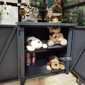 Armoire extérieure moderne pour patio et balcon, casier étanche pour outils de jardin - Product Image 4