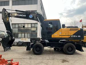 Excavadora de Ruedas Hidráulica HYUNDAI 210w-9s Original, Excavadora de Alta Eficiencia y Ahorro de Combustible, Excavadora Multifuncional de Trabajo Pesado - Product Image 6