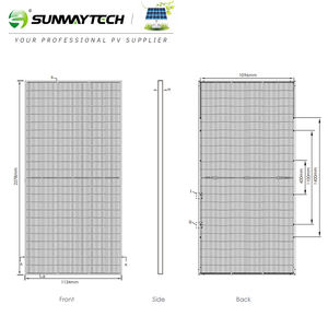 550 wpソーラーモジュール144セルサンウェイソーラーパネルMonoperc 555w 570w 580w太陽光発電カナルグファーキャンプ - Product Image 3