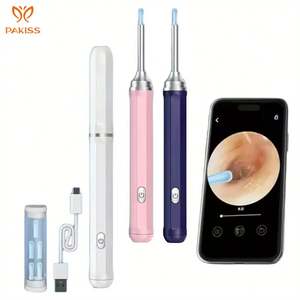 Otoscope USB intégré en usine, caméra auriculaire 500MP, nettoyeur de pores, outil électrique sûr, ABS, acier inoxydable, élimination du cérumen, adultes - Product Image 1