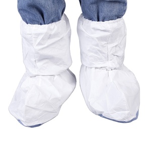 Penutup Bot Tahan Air Microporous Sekali Pakai Pabrik dengan Sol Anti-selip Penutup <span class=keywords><strong>Boot</strong></span> Panjang Non-Woven Nonslip - Product Image 2