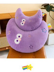 Cojín <span class=keywords><strong>de</strong></span> Peluche Personalizado con Diseño <span class=keywords><strong>de</strong></span> <span class=keywords><strong>Estrella</strong></span> y Luna, Peluche para Niñas - Product Image 3