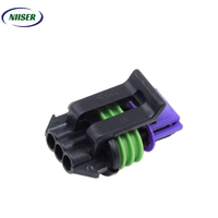 Boîtier de connecteur automobile étanche 3 voies femelle Aptiv GT 150 Series 33152360 vert