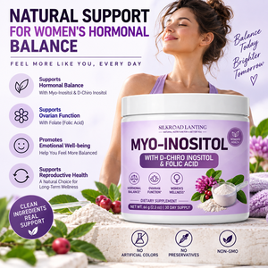 Polvo de Mioinositol con Ácido Fólico para la Función Ovárica y el Bienestar Emocional, Sin Gluten, Sin OMG - Product Image 2