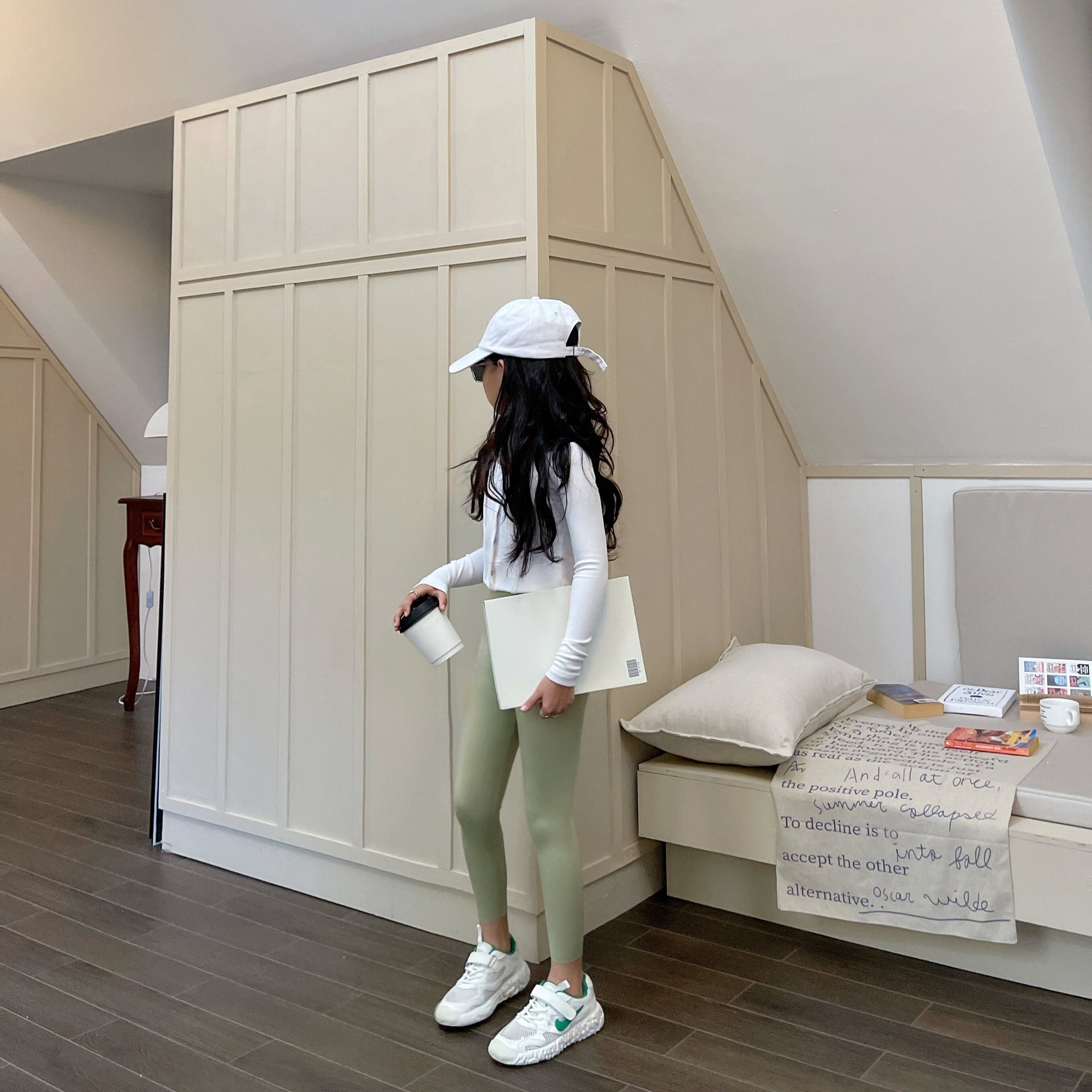 Cream green