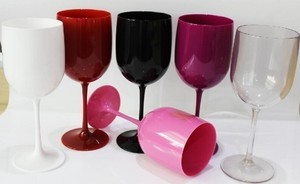 Copas de Champán de Plástico Acrílico Blancas, Reutilizables, Irrompibles, con Letras Imperiales, Nuevas de Fábrica OEM - Product Image 3